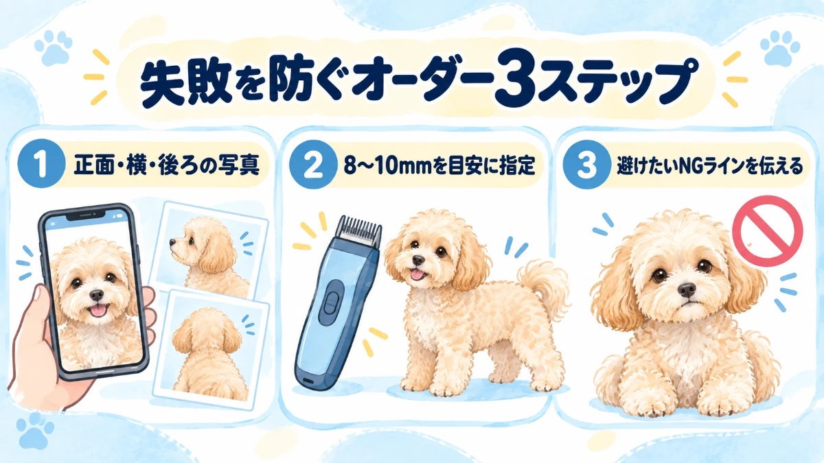 マルプーのカットオーダーで失敗を防ぐ3ステップ